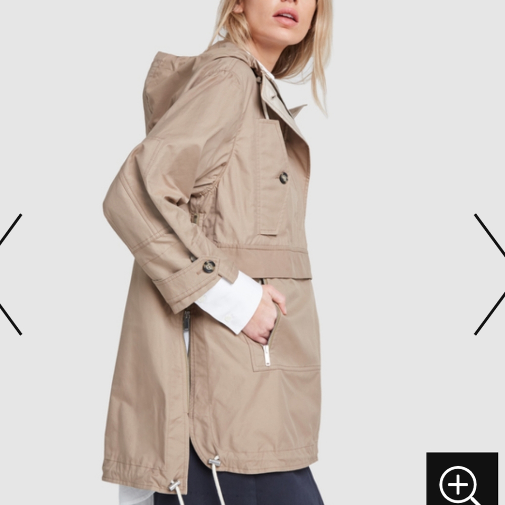 G.label Italy Gwyneth P Burberry beige cape coat